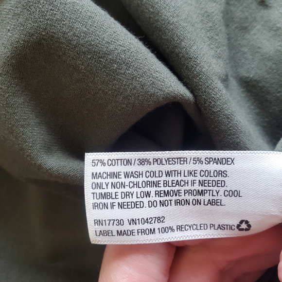 Olive Green Isabel Maternity Dress By Ingrid and Isabel - Picture 6 of 7